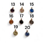 Tek Taşlı Kolye ve Küpe Ucu - Görsel 3