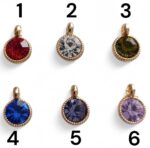 Tek Taşlı Kolye ve Küpe Ucu