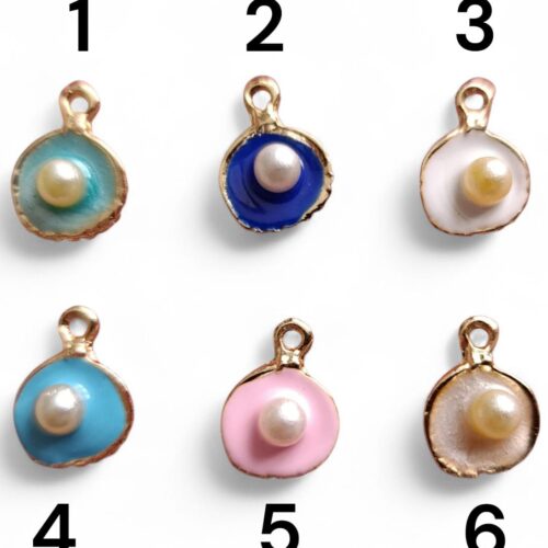 İncili Midye Kolye Ucu 2