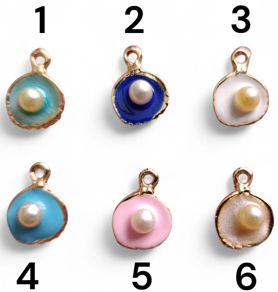 İNCİLİ MİDYE 2 İncili Midye Kolye Ucu 2 - Görsel 1