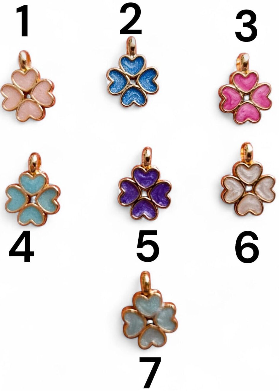 WhatsApp Image 2026-02-19 at 15.25.01 (4) Altın Kaplama Mineli Yonca Sallantı Aparatı - Görsel 1