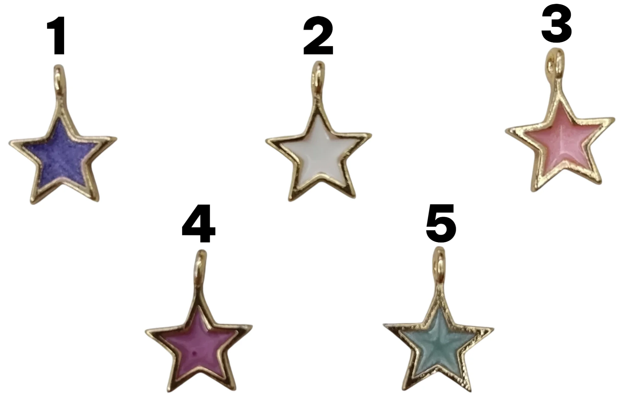 yıldız kolye ucu Mineli Yıldız ve Kolye Ucu - Görsel 1